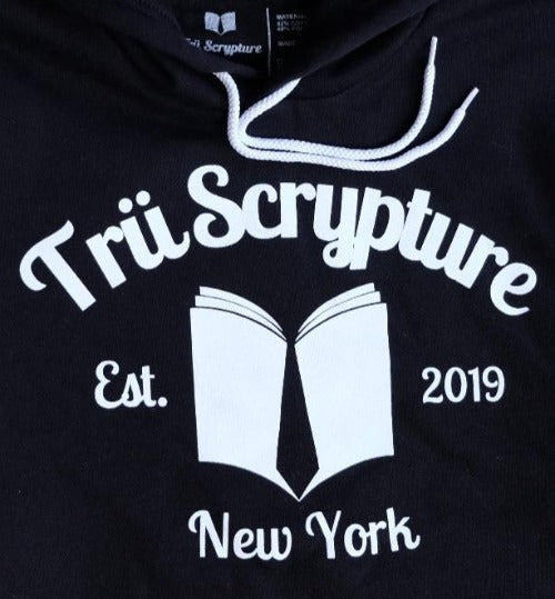 Picture of the Trü University Hoodie in Black.