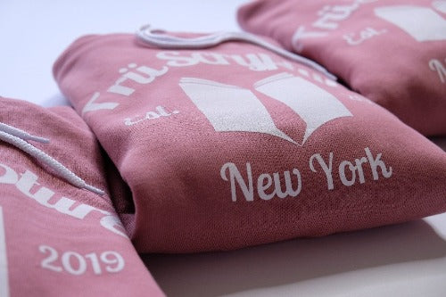 Picture of the Trü University Hoodie in Mauve.