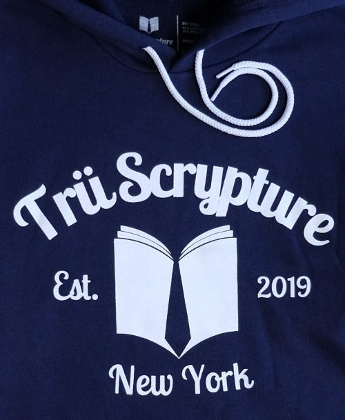 Picture of the Trü University Hoodie in Navy.