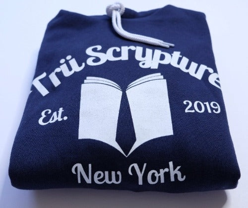 Picture of the Trü University Hoodie in Navy.