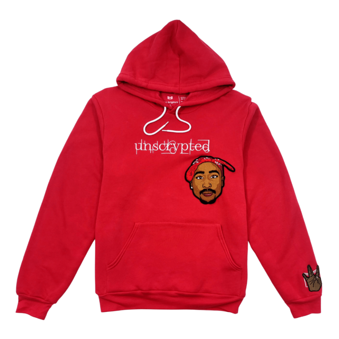 Unscrypted Pac Hoodie - Red