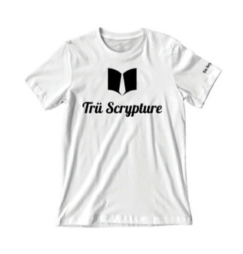This premium T-Shirt features the Fashion Book logo and the Trü Scrypture name which lays across the chest. This design also features the Trü Scrypture tag on the left sleeve. The design can stand alone as a solo fit but is also ideal for layering.