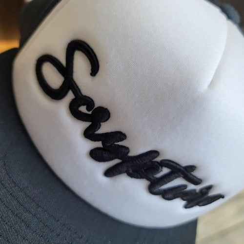 Here is a view of the Scrypted Trücker snapback from the front.