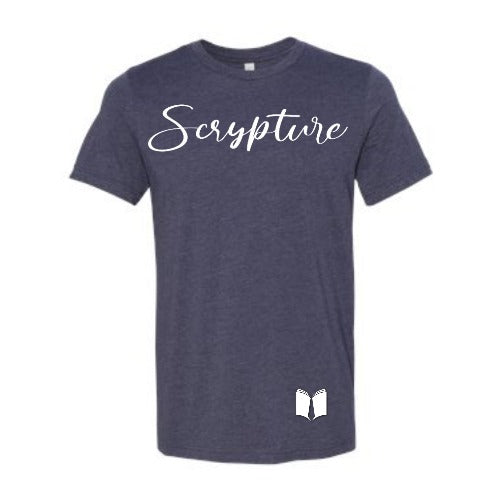 This premium T-Shirt features the Scrypture design which lays across the chest. This design also features the Trü Scrypture Fashion Book logo.