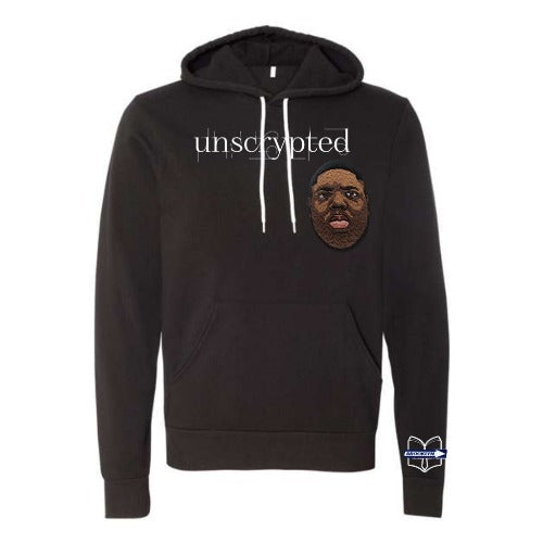 Unscrypted BIG Hoodie - Black